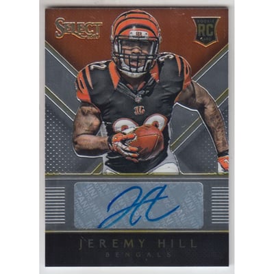 2014 Select Rookie Autographs #RAJH Jeremy Hill/99