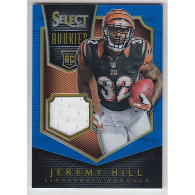 2014 Select Rookie Jerseys Prizm Blue #RJJH Jeremy Hill