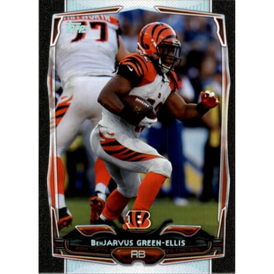 2014 Topps Black #252 BenJarvus Green-Ellis
