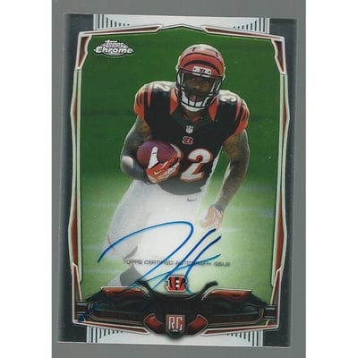 2014 Topps Chrome Rookie Autographs #125 Jeremy Hill