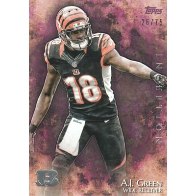 2014 Topps Inception Magenta #1 A.J. Green