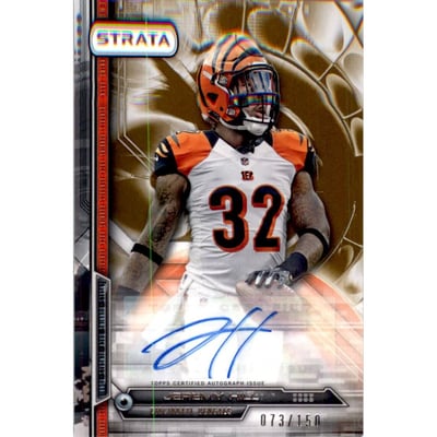 2014 Topps Strata Autographs Bronze #162 Jeremy Hill