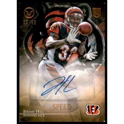 2014 Topps Valor Autographs Speed #VAJH Jeremy Hill