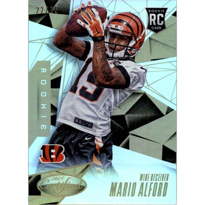 2015 Certified Mirror Gold #169 Mario Alford
