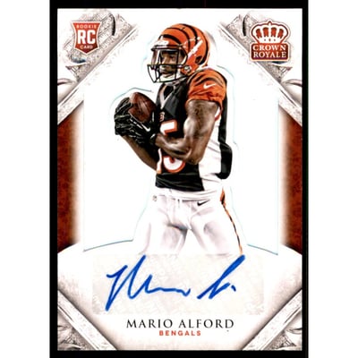 2015 Crown Royale #181 Mario Alford AU/100 RC