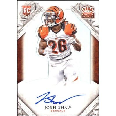 2015 Crown Royale Silver Holofoil #165 Josh Shaw AU/75