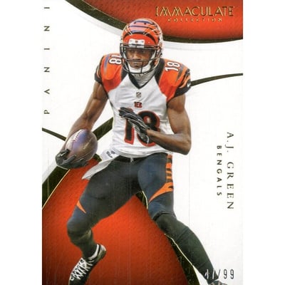 2015 Immaculate Collection #42 A.J. Green