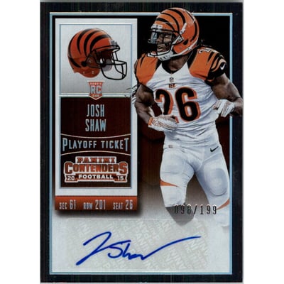 2015 Panini Contenders Playoff Ticket #138A Josh Shaw AU/199