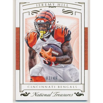 2015 Panini National Treasures Gold #73 Jeremy Hill