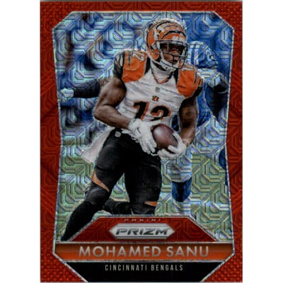 2015 Panini Prizm Prizms Red Power #77 Mohamed Sanu