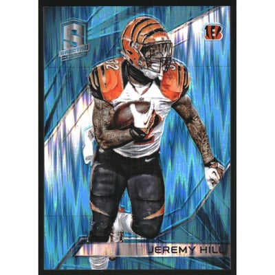 2015 Panini Spectra Neon Blue #51 Jeremy Hill