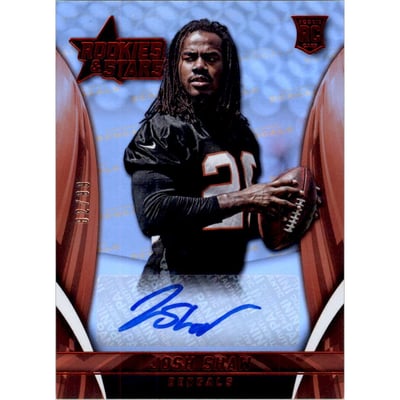 2015 Rookies and Stars Longevity Rookie Signatures Team Name #53 Josh Shaw/99