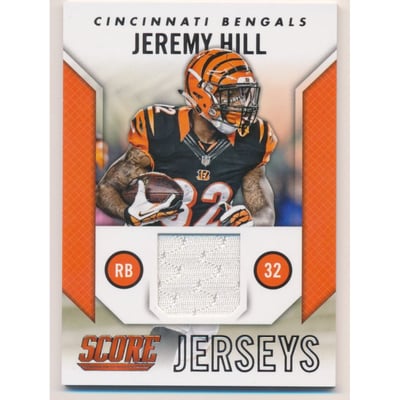 2015 Score Jerseys #JJH Jeremy Hill