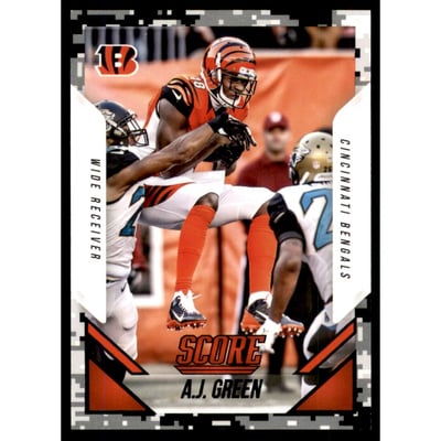 2015 Score Photo Variations Black Camo #180 A.J. Green