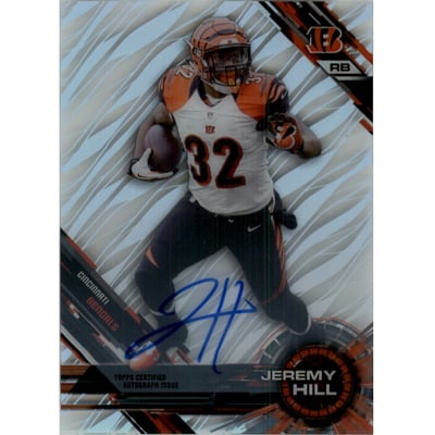2015 Topps High Tek Autographs #53 Jeremy Hill