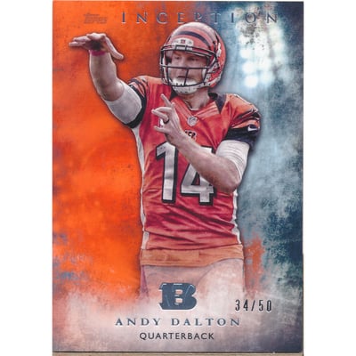 2015 Topps Inception Orange #20 Andy Dalton