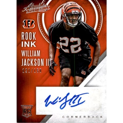 2016 Absolute Rook Ink Silver #10 William Jackson III/150