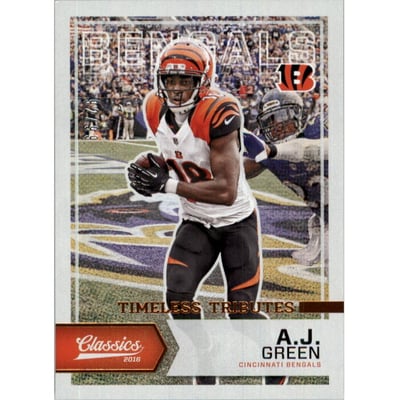2016 Classics Timeless Tributes Bronze #70 A.J. Green