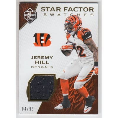 2016 Limited Star Factor Swatches #11 Jeremy Hill/99