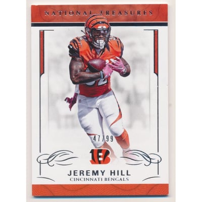 2016 Panini National Treasures #21 Jeremy Hill