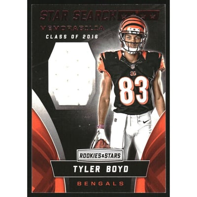 2016 Rookies and Stars Star Search Jerseys #39 Tyler Boyd