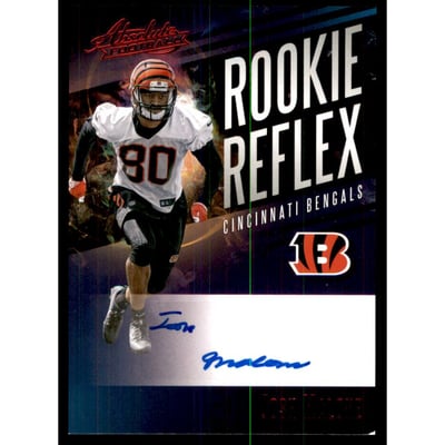 2017 Absolute Rookie Reflex Signatures Red #18 Josh Malone