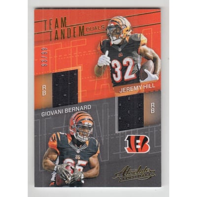 2017 Absolute Team Tandem Jerseys #3 Jeremy Hill/Giovani Bernard