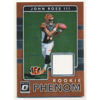 2017 Donruss Optic Rookie Phenom Jerseys #6 John Ross III
