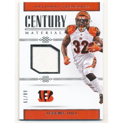 2017 Panini National Treasures Century Materials #75 Jeremy Hill/99