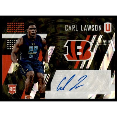 2017 Panini Unparalleled Rookie Autographs #239 Carl Lawson/199