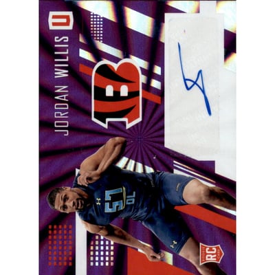 2017 Panini Unparalleled Rookie Autographs Purple #242 Jordan Willis/99