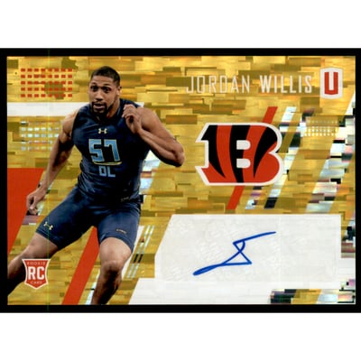 2017 Panini Unparalleled Rookie Autographs Yellow #242 Jordan Willis/149