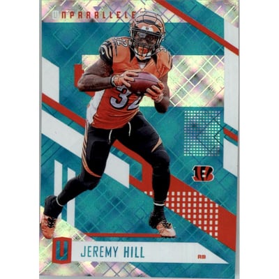 2017 Panini Unparalleled Teal #39 Jeremy Hill