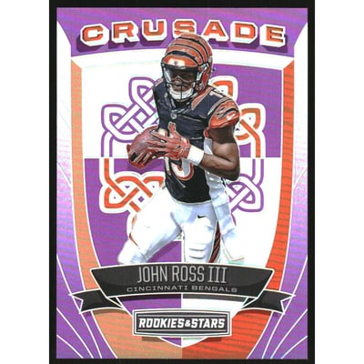 2017 Rookies and Stars Crusade Purple #48 John Ross III