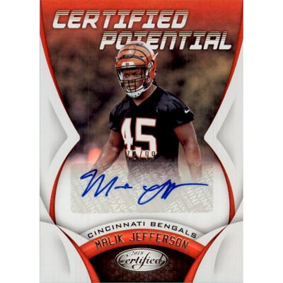 2018 Certified Potential Signatures Mirror Red #24 Malik Jefferson
