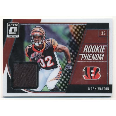 2018 Donruss Optic Rookie Phenoms Jerseys Horizontal #25 Mark Walton