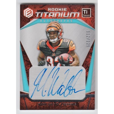 2018 Panini Elements Rookie Titanium Autographs Silver #26 Mark Walton/125