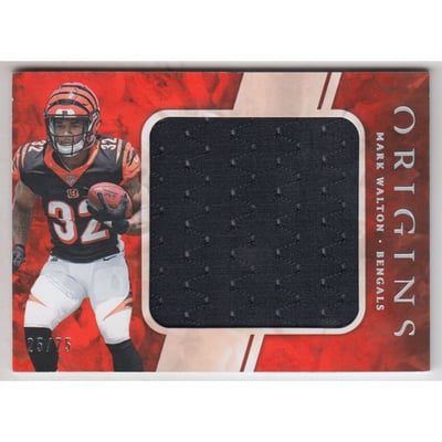 2018 Panini Origins Rookie Jumbo Jerseys Orange #RJJ23 Mark Walton
