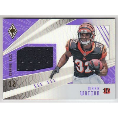 2018 Panini Phoenix Rookie Jerseys Purple #29 Mark Walton