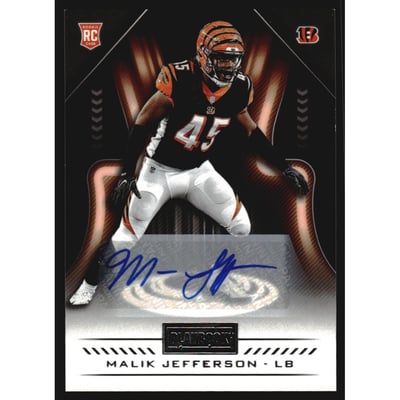 2018 Panini Playbook Rookie Signatures #171 Malik Jefferson