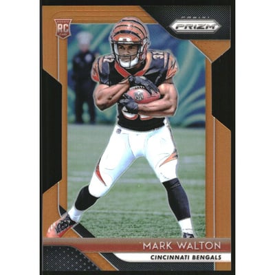 2018 Panini Prizm Prizms Orange #231 Mark Walton