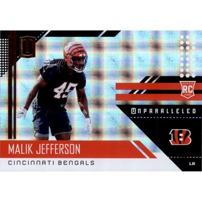 2018 Panini Unparalleled Superplaid #239 Malik Jefferson