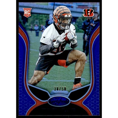 2019 Certified Mirror Blue #170 Trayveon Williams