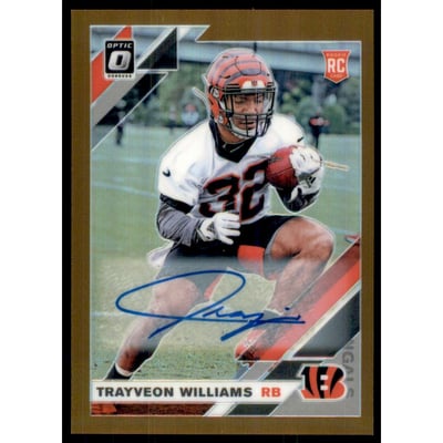 2019 Donruss Optic Rookies Autographs Bronze #143 Trayveon Williams