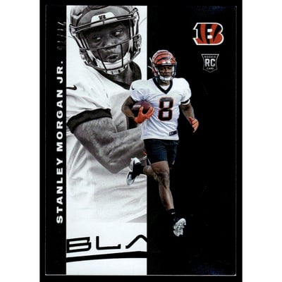 2019 Panini Black #65 Stanley Morgan Jr. RC