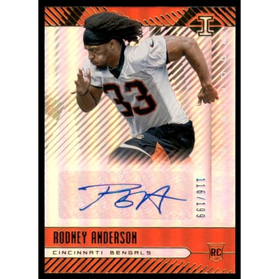 2019 Panini Illusions Rookie Signs #20 Rodney Anderson