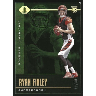 2019 Panini Illusions Trophy Collection Green #5 Ryan Finley