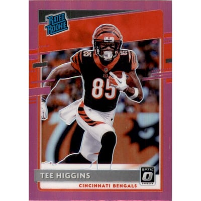 2020 Donruss Optic Pink #160 Tee Higgins RR