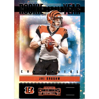 2020 Panini Contenders Rookie of the Year Contenders #1 Joe Burrow