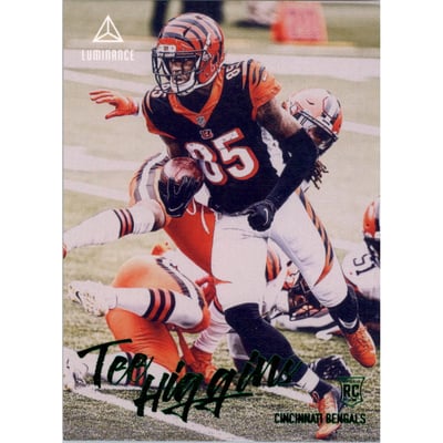 2020 Panini Luminance Green #214 Tee Higgins CHRONICLES